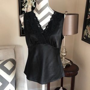 🎉Black Lace Trim Sleeveless Camisole
